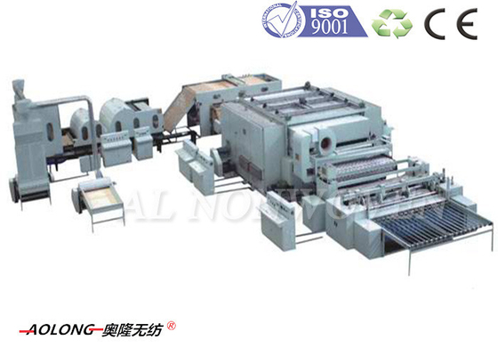 เครื่องหนัง Polypropylene Fiber / Sythetic สำหรับเครื่องเบาะ 2500kg / วัน